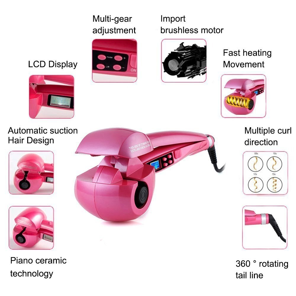bigoudi magique rouleau de cheveux chauffage en céramique vague cheveux Curl automatique fer à friser soins capillaires outils de coiffure
