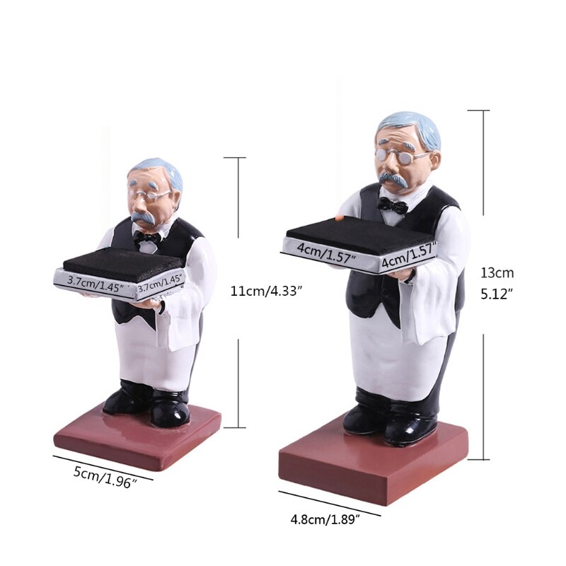 Old Butler Man Watch Stand Old Man Bracelet Ring Stand Glasses Holder Watch Storage Table Jewelry Display Rack F2TD