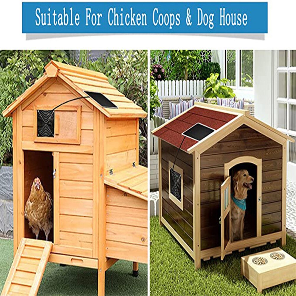 6/10W ventilatore di scarico solare estrattore d'aria mini ventilatore da 6 pollici ventilatore alimentato a pannello solare per canna pollaio serra camper