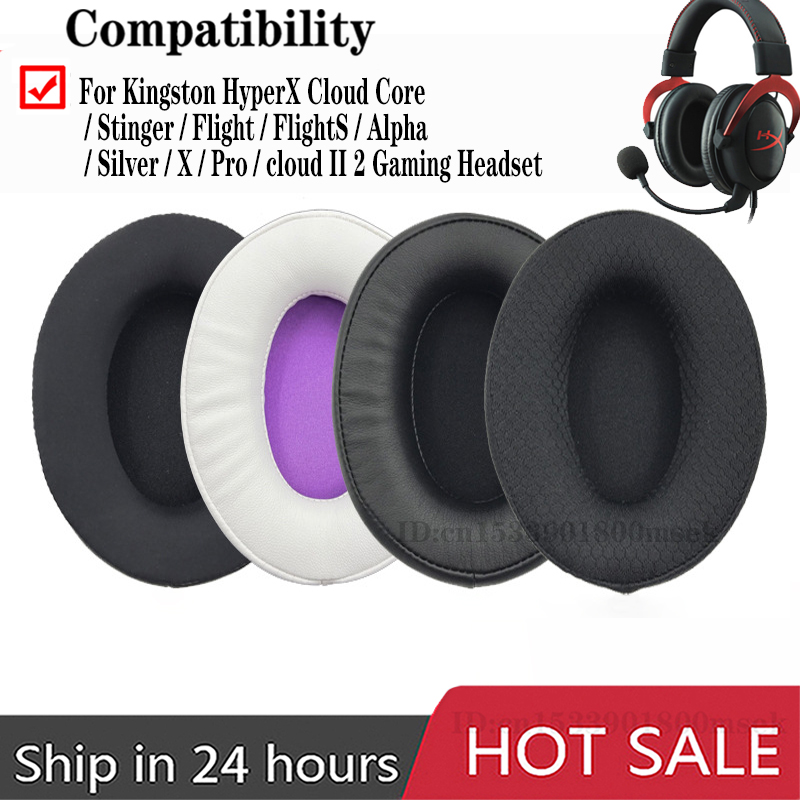 Almohadillas para auriculares HyperX Cloud Core / Stinger / Flight / Flights / Alpha / Silver / X / Pro / cloud II 2 Gaming