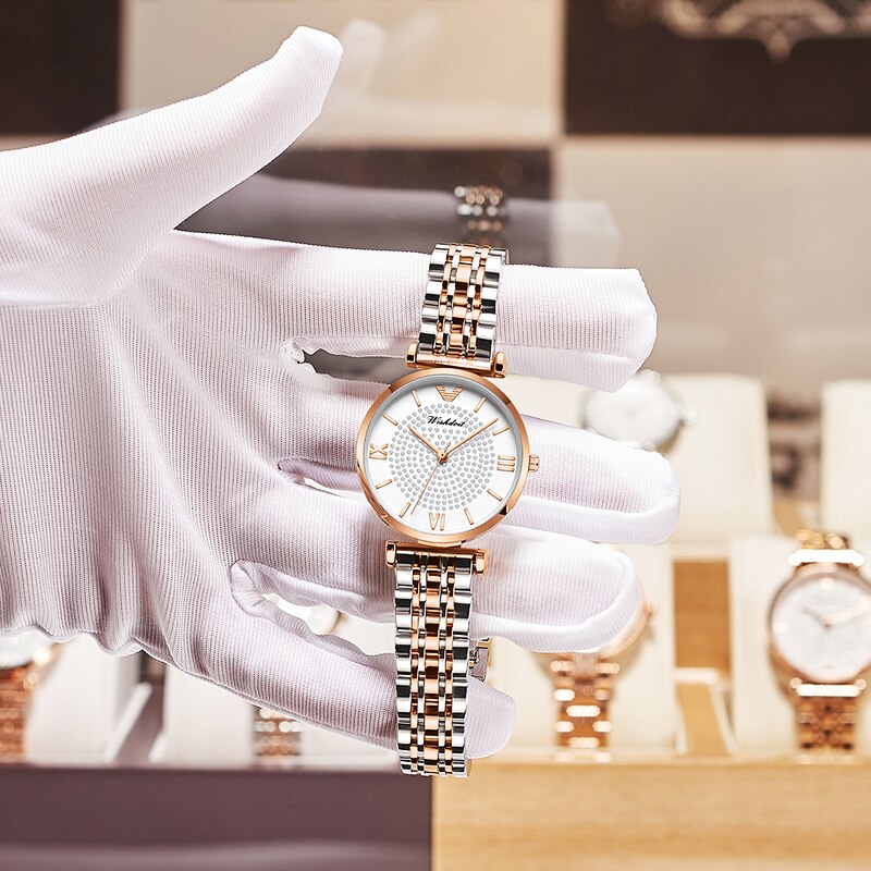 Gold Watch Women Watches Ladies Steel Women's Bracelet Watches Female Waterproof Clock Relogio Feminino