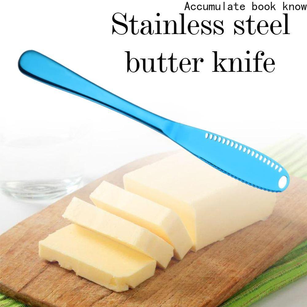 High-end tableware Bright gold Butter Knife Western Food Knife Cheese Knife Steel Bread Cheese Jam Butter Knife