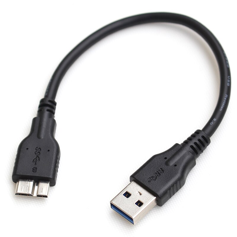 20 Cm Micro B Usb 3.0 Data Sync Opladen Korte Kabel Voor USB3.0 Harde Schijf