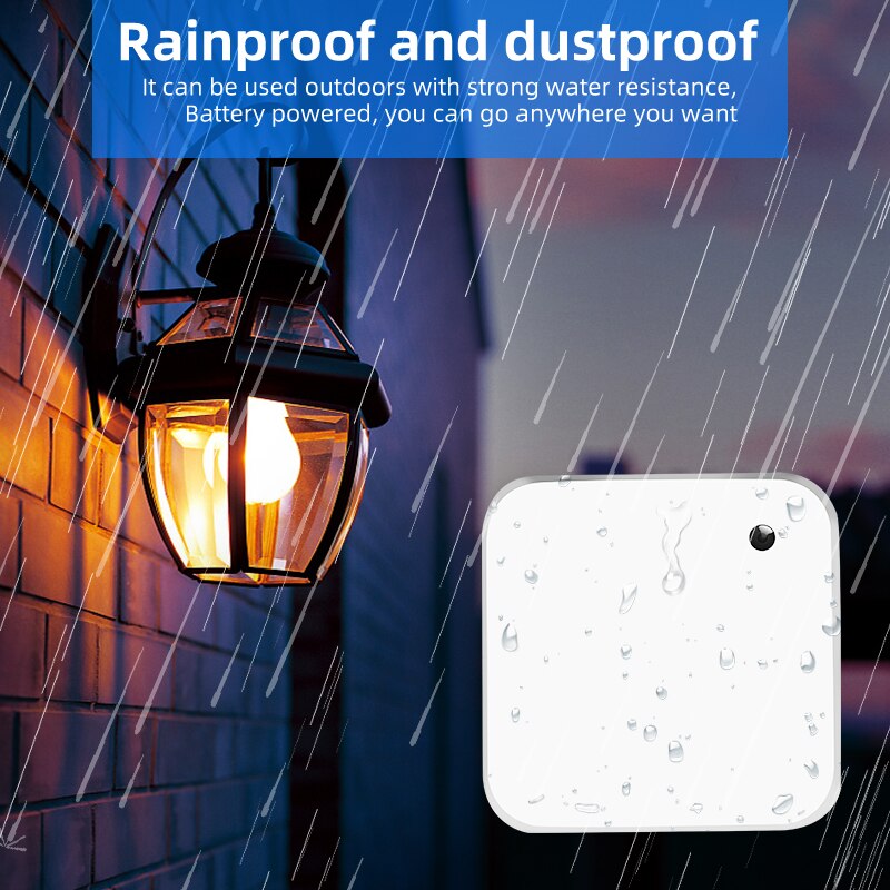 Tuya Smart ILLumination Sensor Light Sensor Waterproof Wireless APP Linkage Control With Tuya Smart Device For Outdoor Indoor