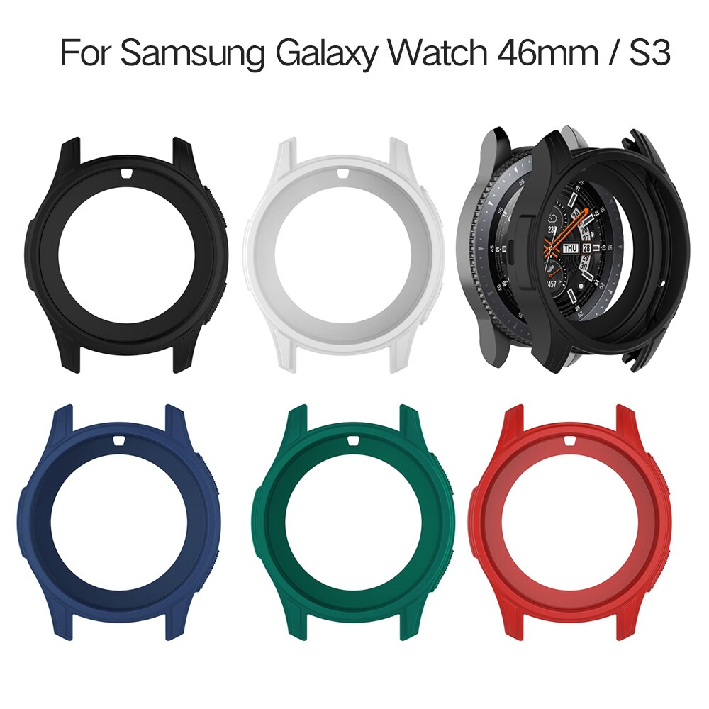 Smart Horloge Wijzerplaat Onderdelen Horloge Case Voor Samsung Galaxy Horloge 46 Mm SM-R800 & Gear S3 Frontier Horloge Beschermende Frame case Cover Shell