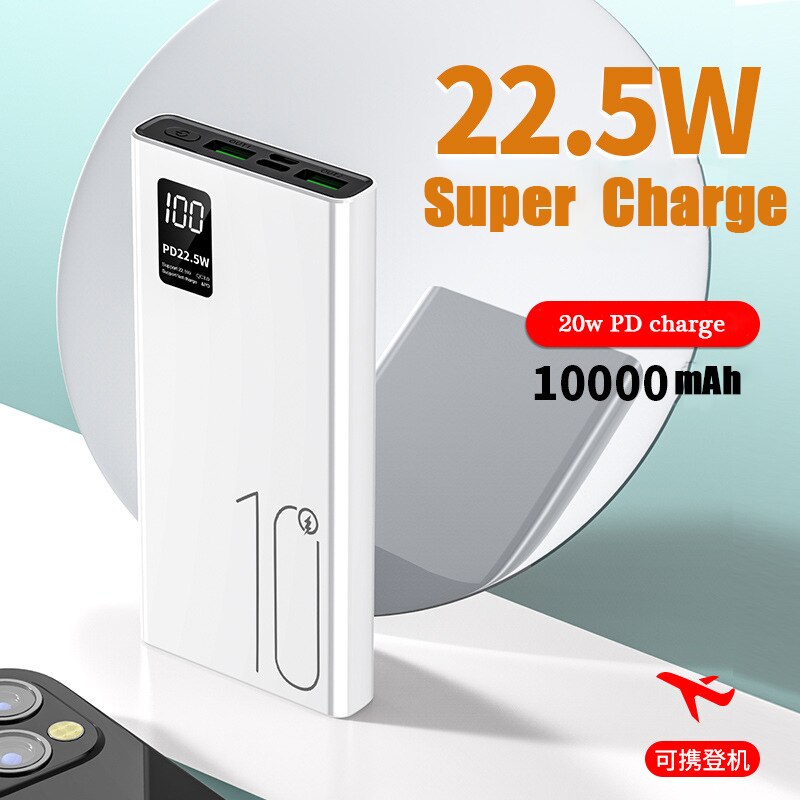 Neue PD 22,5 w Super Schnelle Ladung Energie Bank Mini Große Kapazität 20000 mA Handy, Mobiltelefon Strom Versorgung