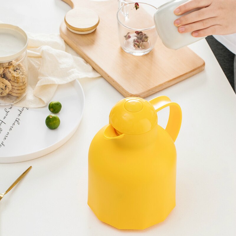 Japanese Thermos Flask Thermal Water Jug Pitcher Polypropylene Glass Three Layer Insulated Vacuum Bottle Coffee Tea Pot