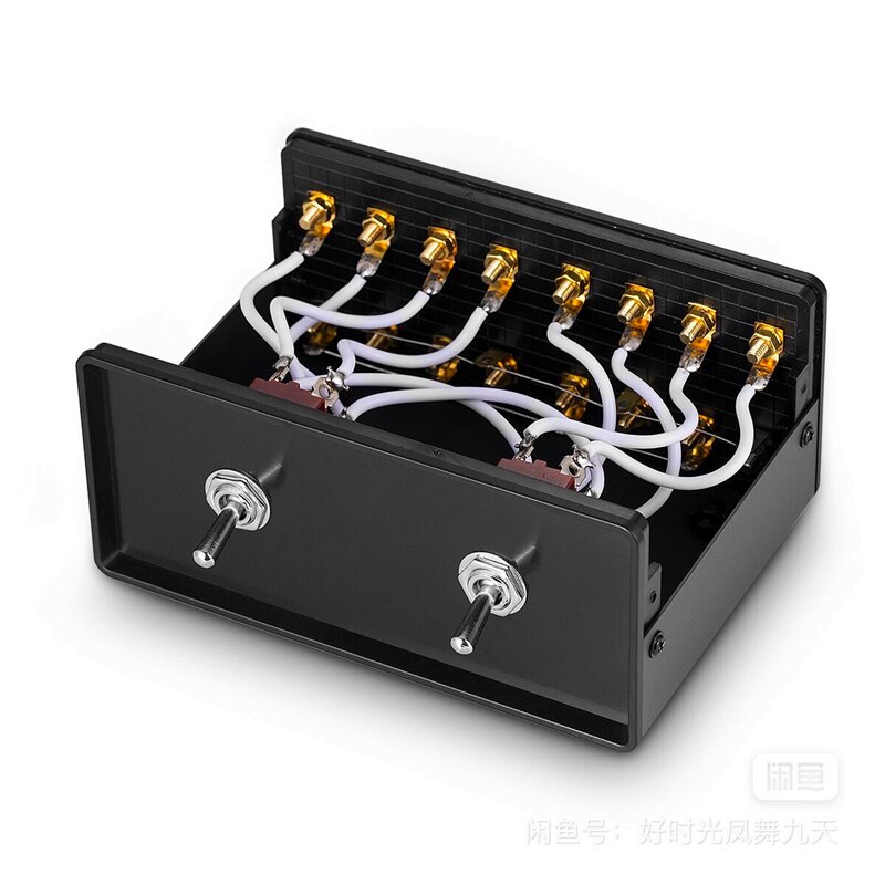 Splitter selettore audio stereo A/B per amplificatore di potenza/altoparlante 2-IN-2-OUT