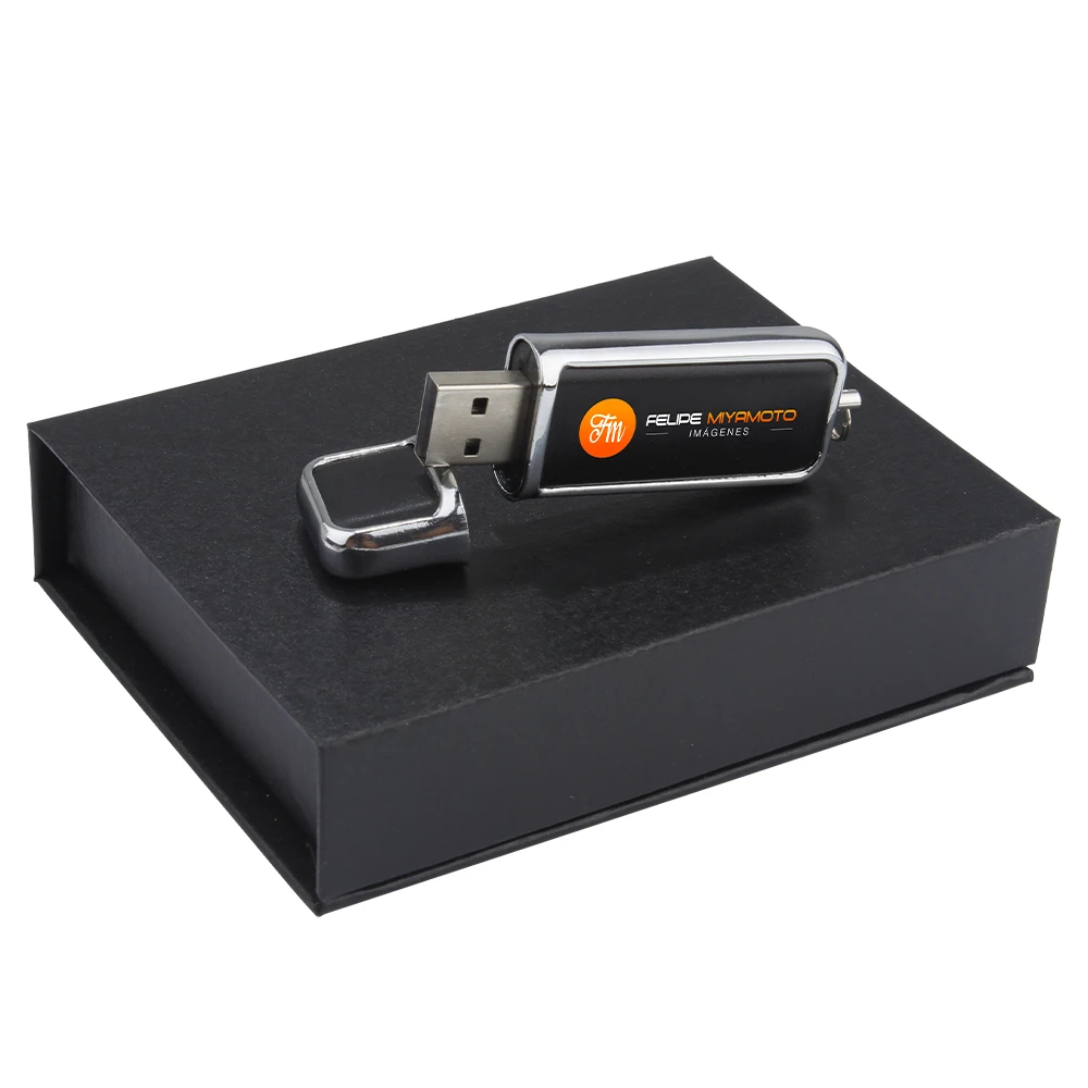 Unidad Flash USB 3,0 de cuero de alta velocidad, 128GB, 64GB, logotipo impreso personalizado gratis, memoria Flash, caja de de cumpleaños, 10 Uds.
