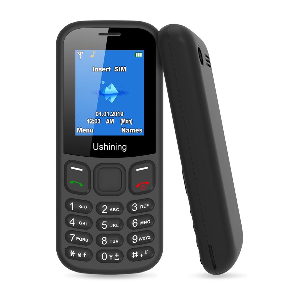 téléphone Mobile de base GSM payer comme vous allez débloqué SIM téléphone gratuit, léger et Durable