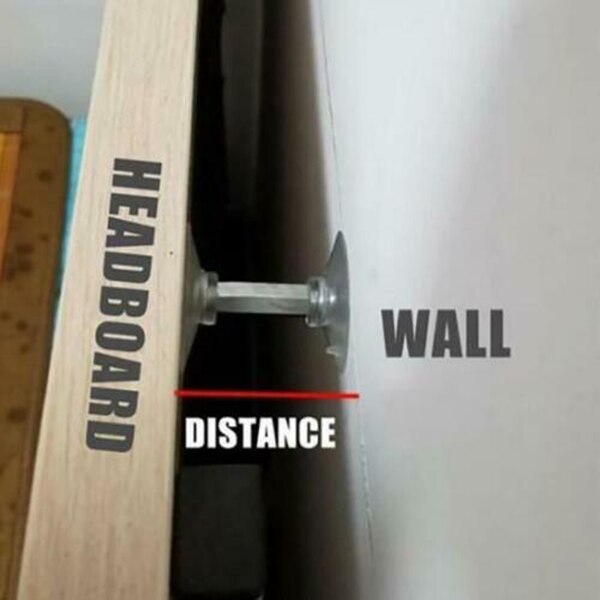 33-44 Mm Verstelbare Schroefdraad Bed Frame Anti-Shake Gereedschap Telescopische Ondersteuning Voor Kamer Muur 84-110mm E2S