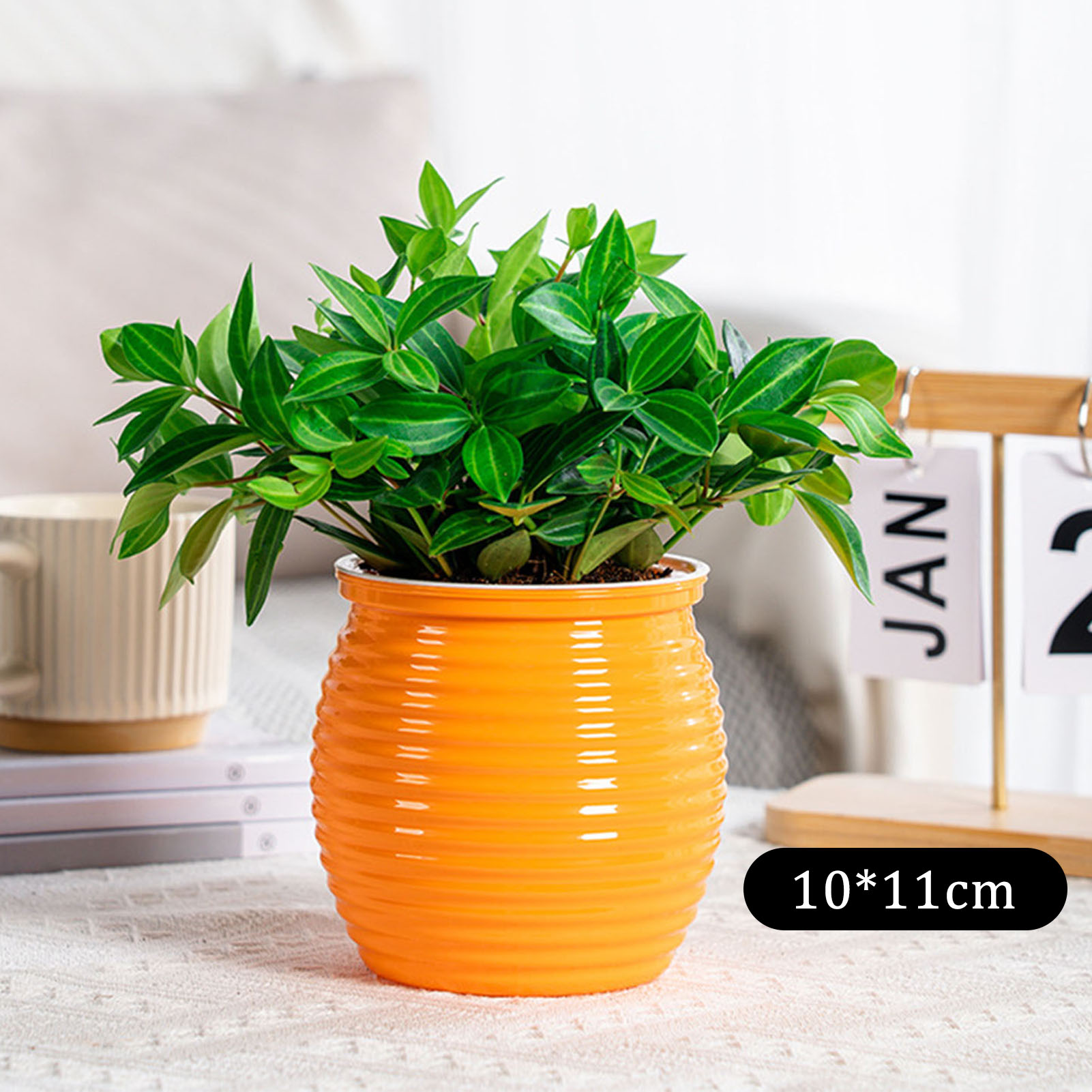 Selbst Bewässerung Blumentopf Aquarium Transparente Kunststoff Blumentöpfe Mini Selbst Bewässerung Pflanzer Topf Vase Für Heimat Dekoration