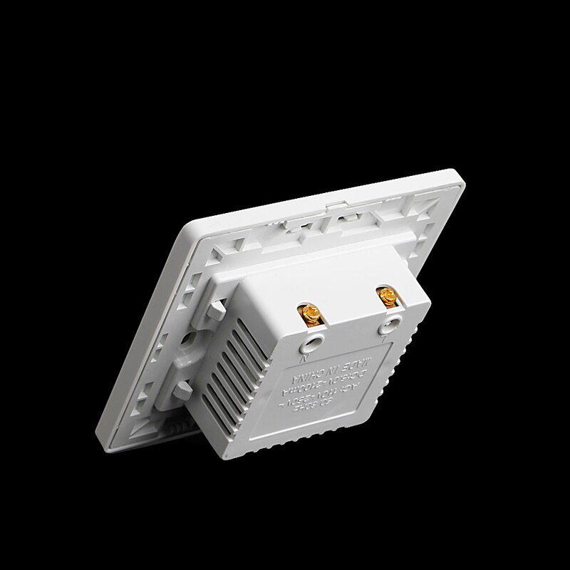 Dual Usb Stopcontact Lader Ac/Dc Power Adapter Plug Outlet Plaat Panel 220V Stopcontacten