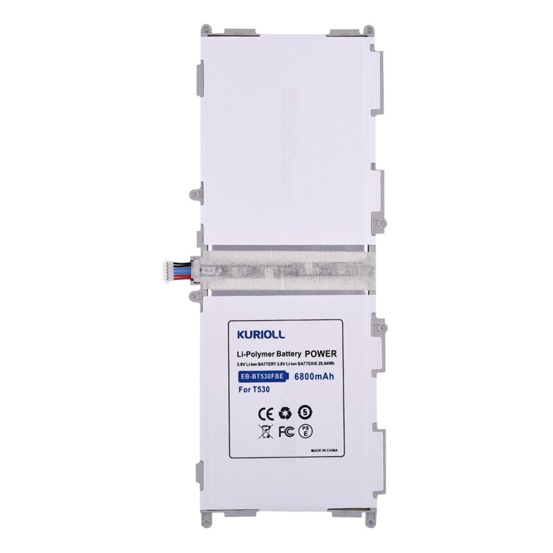 Tablet batería para Samsung GALAXY Tab 4 T530 SM-T531 SM-T533 SM-T535 SM-T537 T535 EB-BT530FBC EB-BT530FBE EB-BT530FBU 6800mAh