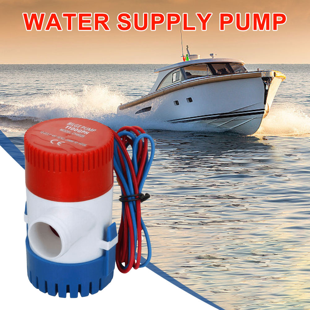 1100gph Tauch-Bilgen pumpe 12V Tauch-Bilgen wasserpumpe geräuscharme Mini-Elektro-Wasserpumpe für Wasser flugzeug motor Hausboot