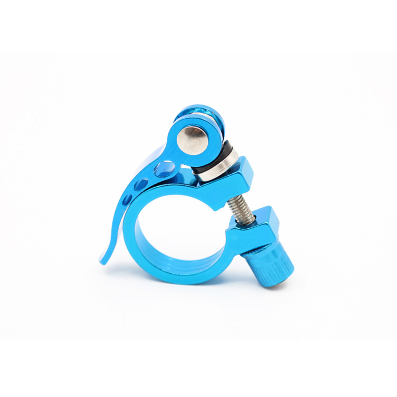 31.8 millimetri MTB Sella Della Bici Reggisella Bullone A Sgancio Rapido in lega di Alluminio Bicicletta Della Sella per 27.2 millimetri Reggisella: blu