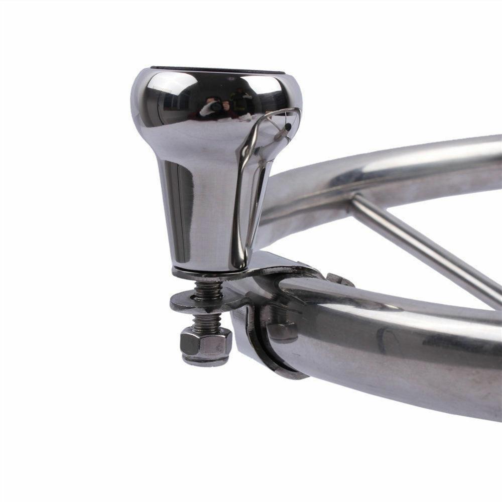 Perilla de volante de acero inoxidable para barco, ajuste de llanta, diámetro de 5/8 "-1", perilla de manicura