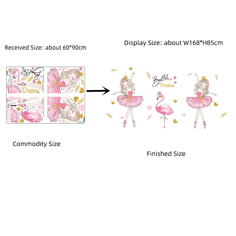 [shijuehezi] maskros blommor väggklistermärke gör-det-själv flamingo väggmålning dekaler för barn sovrum babyrum barnrum heminredning