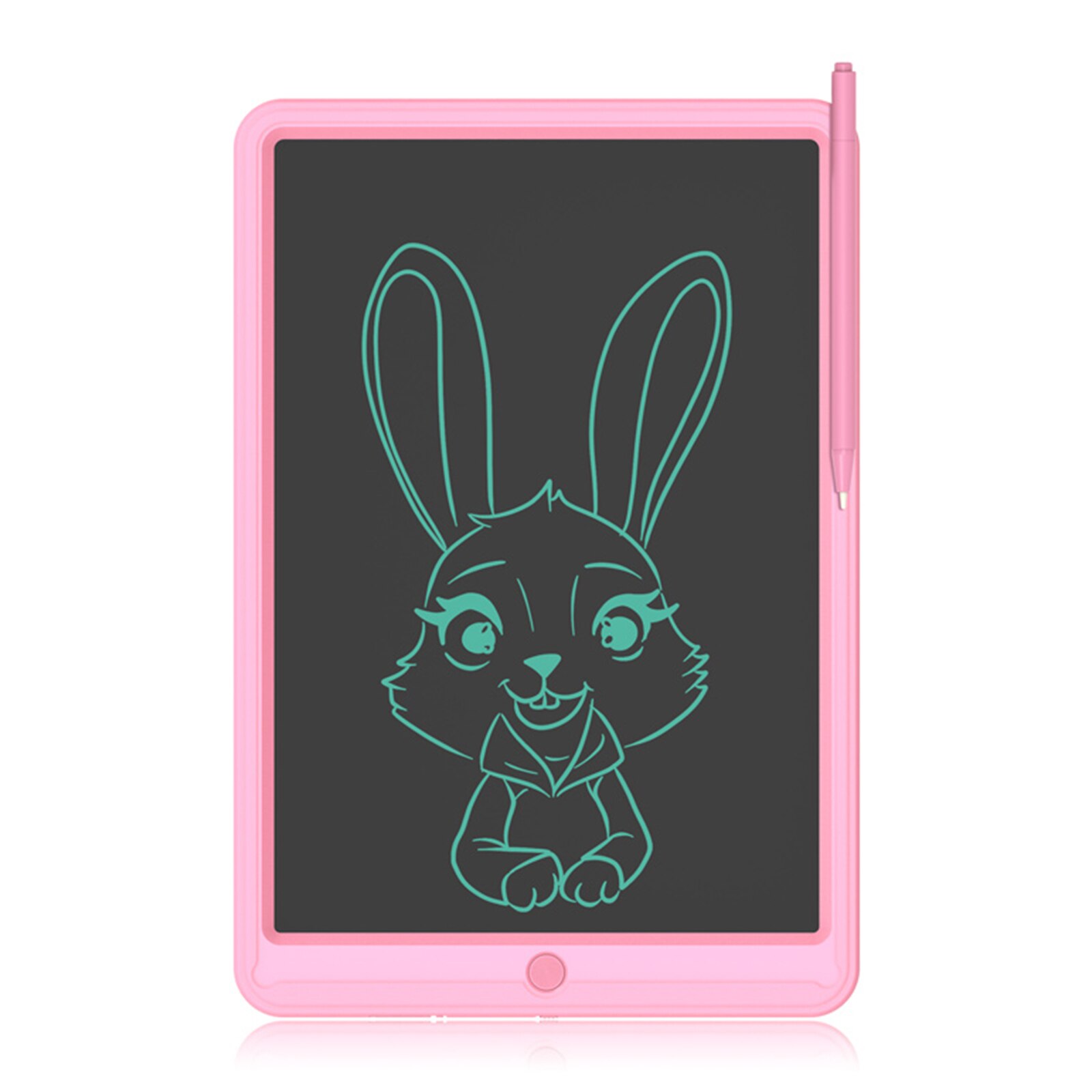 13/10in LCD Writing Tablet Split Screen Electronic Drawing Board Ruler Mouse Pad Electronic Ultra-thin Graphic Board: 13inch-Pink