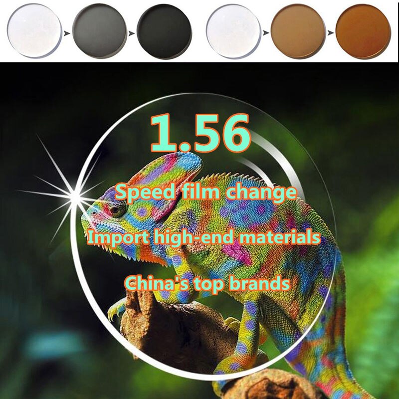 1.56 1.61 1.67 1.74 Lente Asférica anti scratch prescrição Óptica lente azul claro Anti radiação anti fadiga lentes fotocromáticas: 156 photochromism