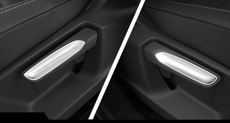 For VW Volkswagen Golf 7 MK7 Car Accessories Interior ABS Front Seat Adjustment Decoration Frame Cover Trim