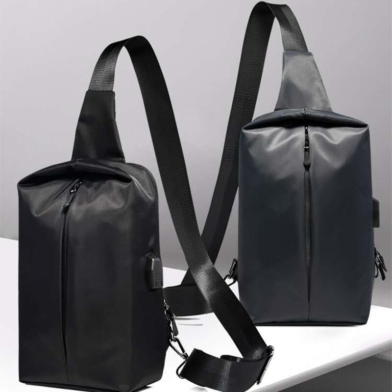 Youse heren crossbody tassen oxford sport schoudertas reis waterdichte zwarte voor jongens een schouder rugzak student school universiteit