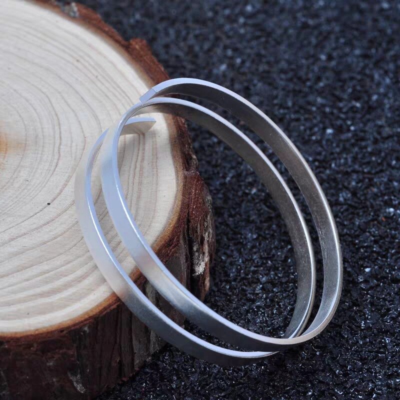 2x1mm 3x1mm 10 centimetri S999 Solido Puro sterlina d'argento filo Che Borda Tesatura Gioielli Filo filamento Accessori per Connettori