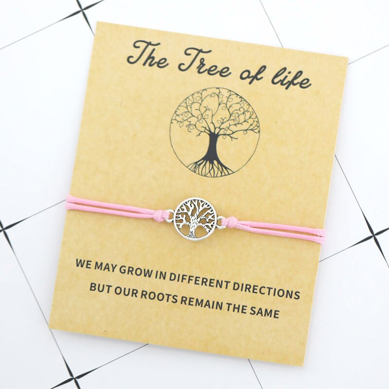 Lucky Tree of Life Bracelet for Women Men Red String Friendship Wish Bracelet Family Bracelet Summer Pretty Accessories