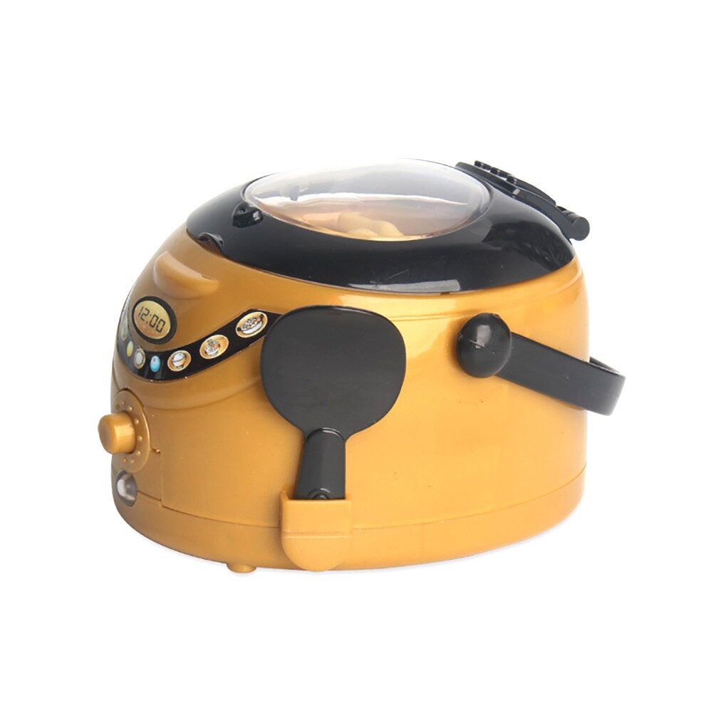 Ryżowar żelazko elektryczne symulacja urządzenie domowe śliczny Model dzieci udawaj zagraj w interaktywna gra zabawka: Rice Cooker