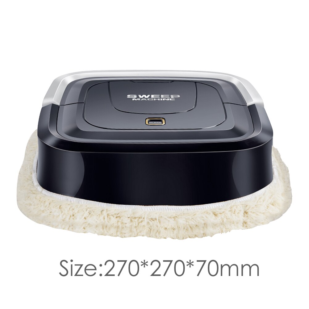 Dry Wet Vacuum Cleaner Robot USB Charging Mopping Machine Automatic Mop Smart Dust Cleaner for Household Floors Carpet: 03