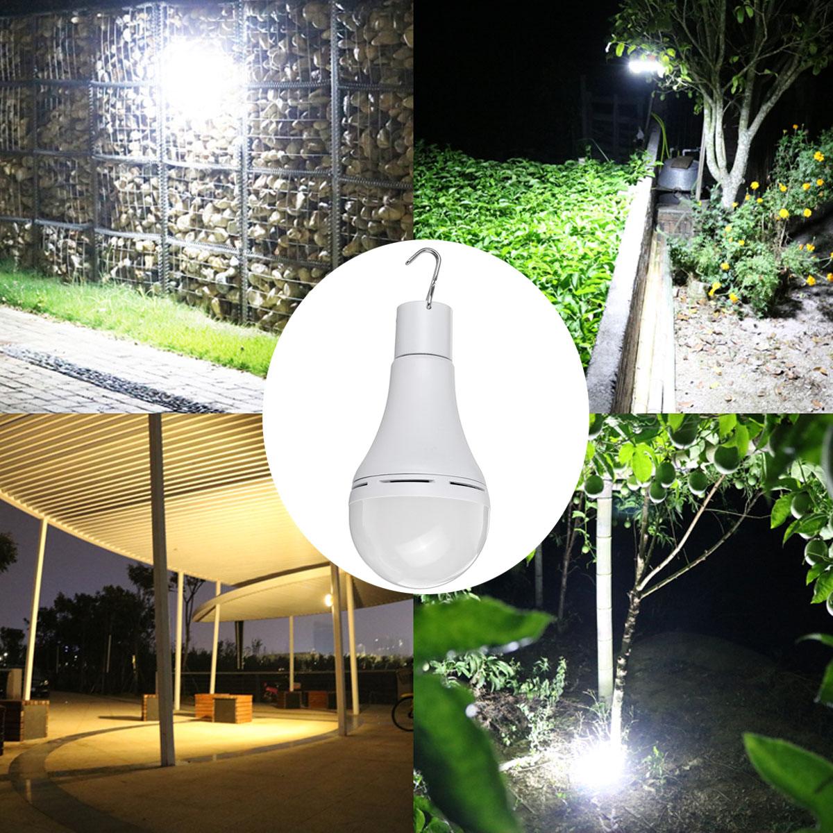 Solar Light Outdoor Waterproof Solar Bulb Hanging Lamp Courtyard Garden Solar LED Camping Lights Solar Panel Remote Solar Lamps