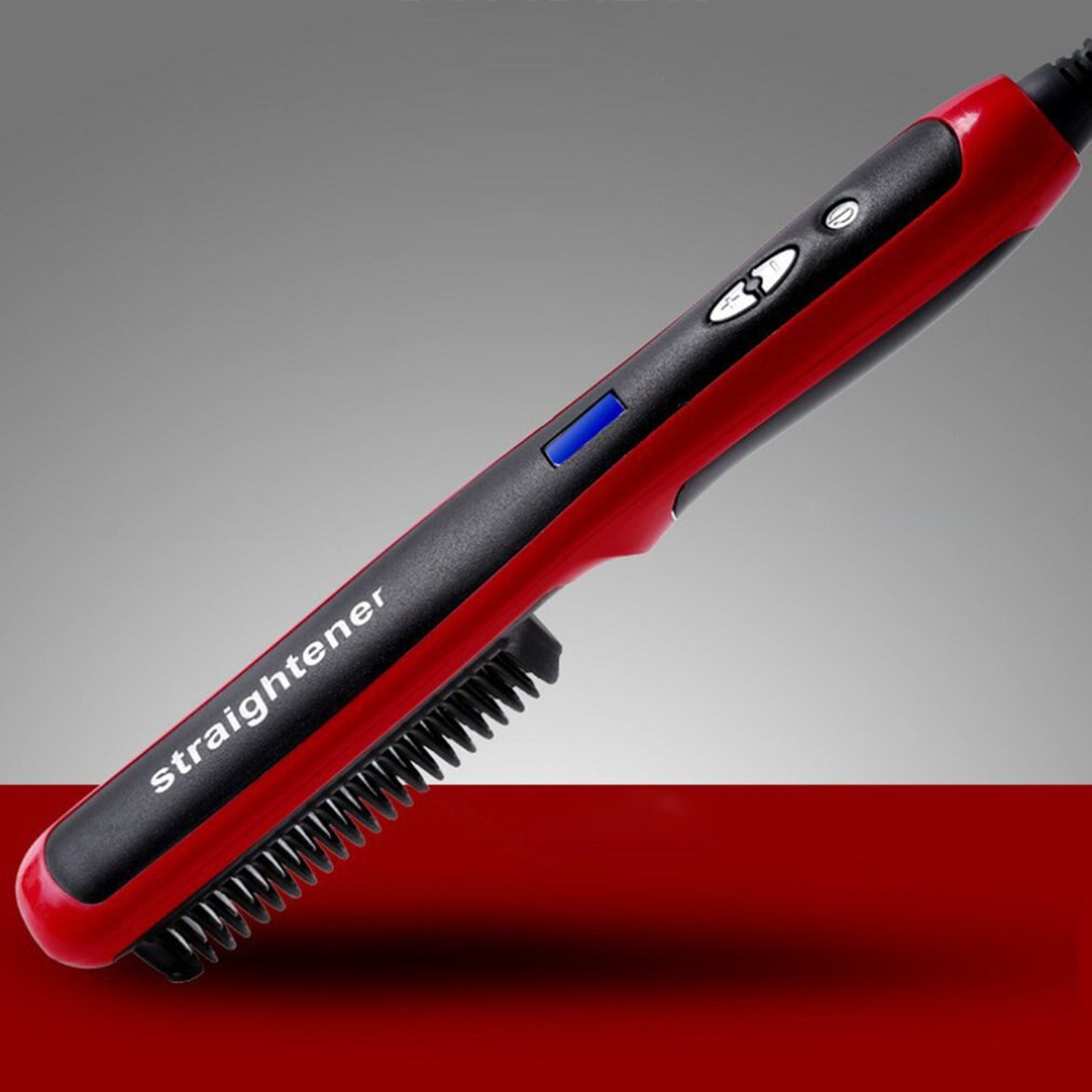 Hair Straight Styler Crystal Straight Hair Comb Hd Ceramic Straightening Splint Bangs Buckle Hair Curling Straight Hair Comb