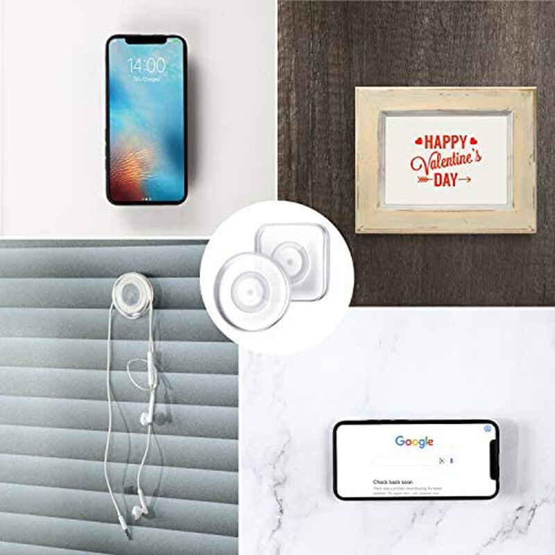 Mobile Phone Holder Adsorption Phone Sticker For iPhone 12 11 X Traceless Magic Paste For Wall Desk Car Pad Tablet Mount Stand