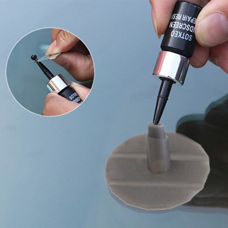 Auto voorruit reparatieset auto raam glas reparatie oplossing glas auto raam reparatie gereedschap gebarsten scherm polijsten auto accessoires