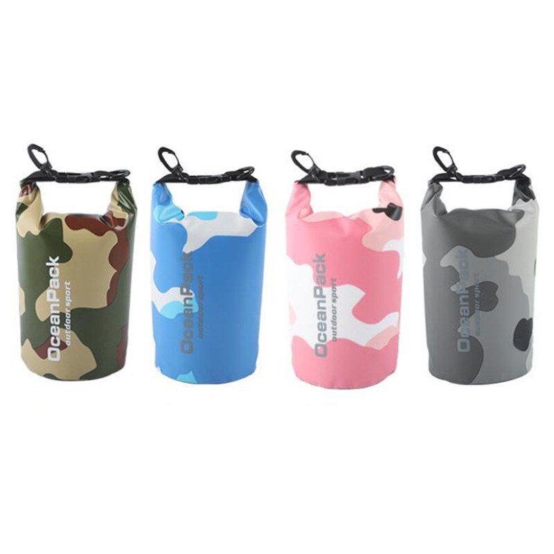 Bolsa seca impermeable para acampada, mochila flotante para exteriores, resistente al agua, para Trekking, río, 10L, 15L, 20L