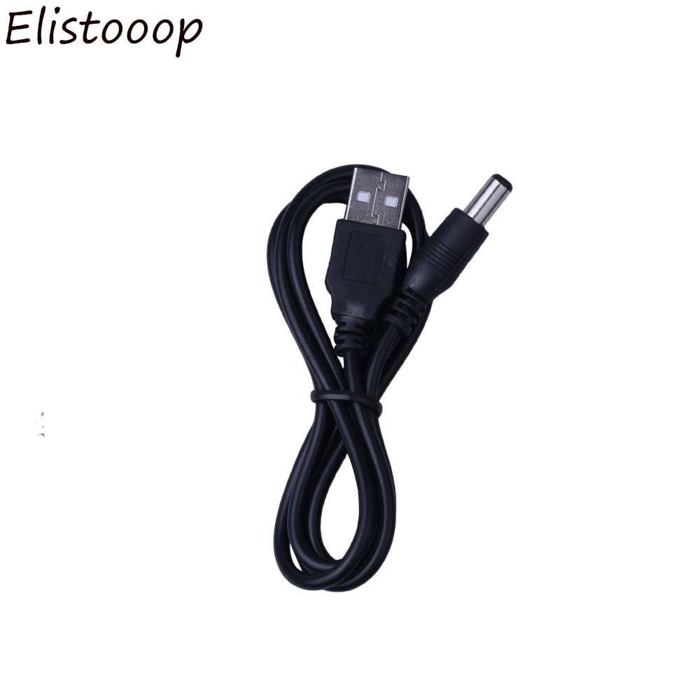 USB to DC 5.5mm Power Cable USB Power Supply Cable Male to Male USB 5V DC Barrel Jack Power Charger Cable Connector