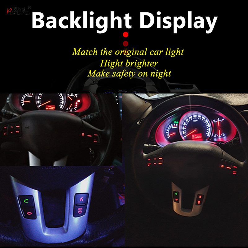 Russian warehouse for Kia Sportage SL steering wheel button telephone sound with backlight