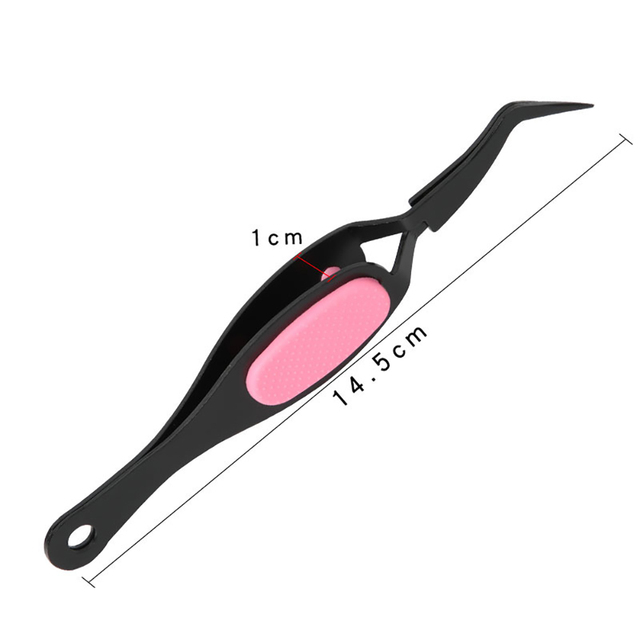 Dalse – pince à épiler avec lampe LED, Mini pince à épiler pour sourcils, maquillage, outils de beauté, épilation, coupe délicate: Black-no light