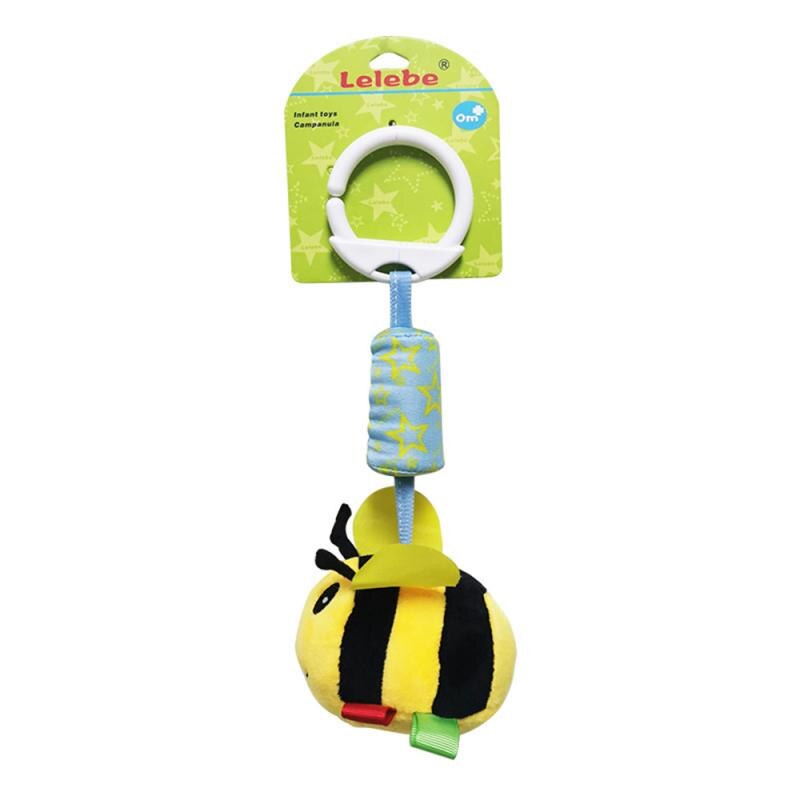 Baby Hanging Rattle Stroller Spiral Baby Infant Stroller Car Seat Toy Bell Chimes Bell 0-1 Year Old Wind Animal Windmill: 03