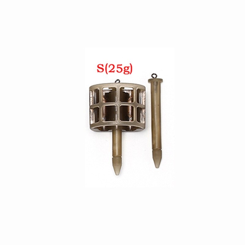 1pc Appât Cage De Pêche Mangeoire Outil Accessoires Feeder De Pêche 25G 30G Matériel de PÊCHE: 1