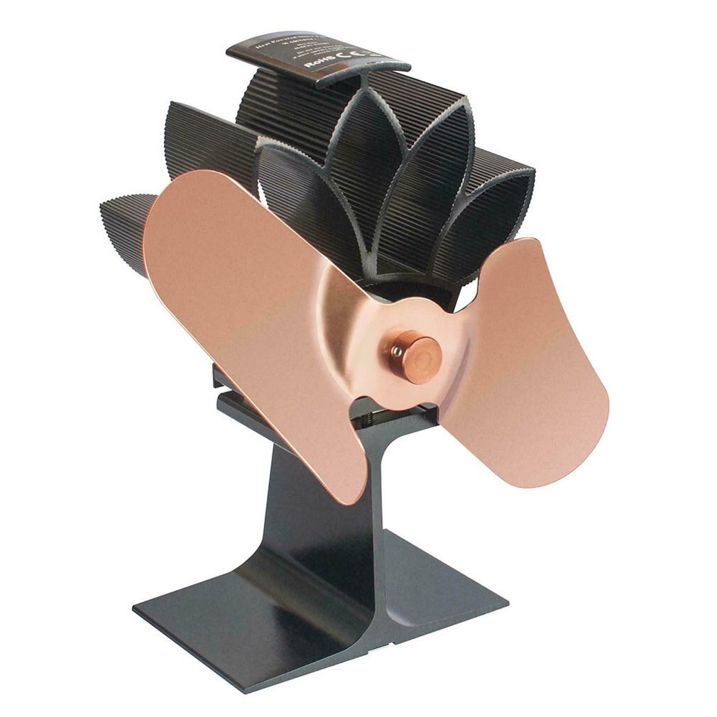 Stove Fan For Fireplace Wood Log Burner Powered Eco Fan Fireplace Fan Thermal Power Fan Heat Powered Stove Fan: 05