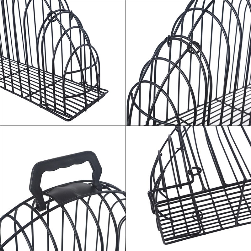 Anti-grab Kitten Washing Bathing Metal Cage 2 Door Lightweight for Cat Shower Bath Hair Dryer Pet Supplies