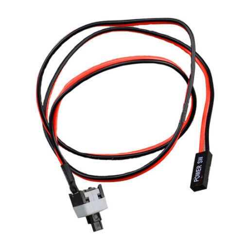 10x Power Cable and Button Switch for PC Replacement On Off Switch Reset 10pcs