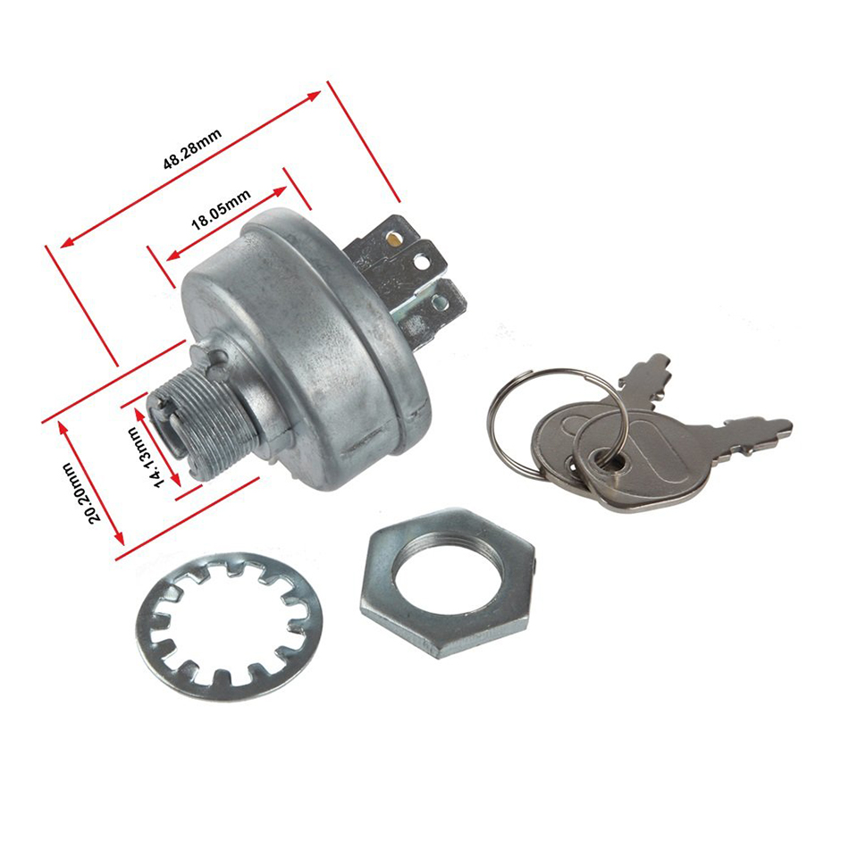 5-Pin Grasmaaier Ontsteking Start Schakelaar Met Sleutel Voor Ayp Husqvarna 4406R Craftsman STD365402 Mtd 725-0267