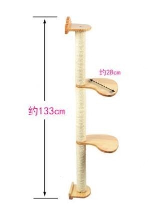 Cat Scratch Board Toy Sisal post Cat Kitten Climbing Scratching Tree Cats Protecting Furniture Grind Claws Cat Scratcher HW024
