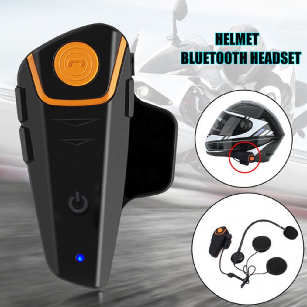 Oreillette Bluetooth pour casque de moto, appareil... Grandado