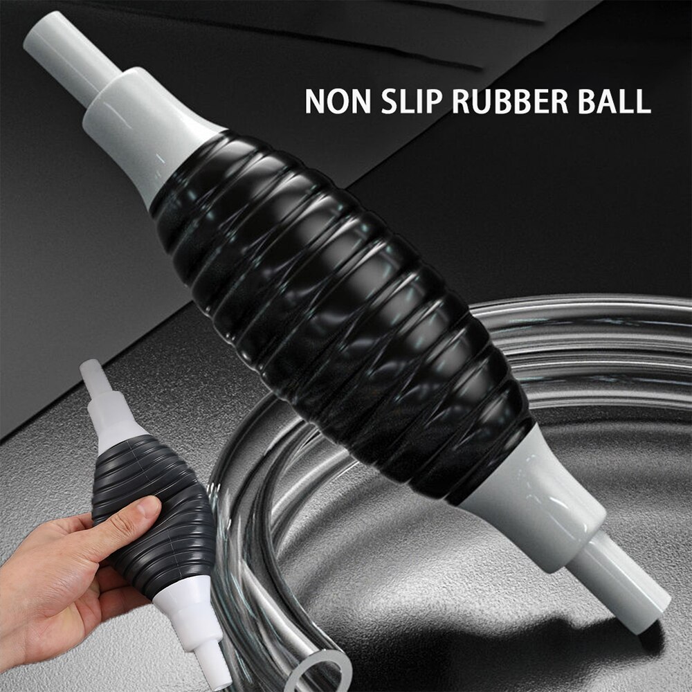Succionador Universal para tanque de combustible de coche, succionador Manual de transferencia de aceite, Ahorrador para Gas, gasolina, diésel, líquido con hebillas, accesorios para coche