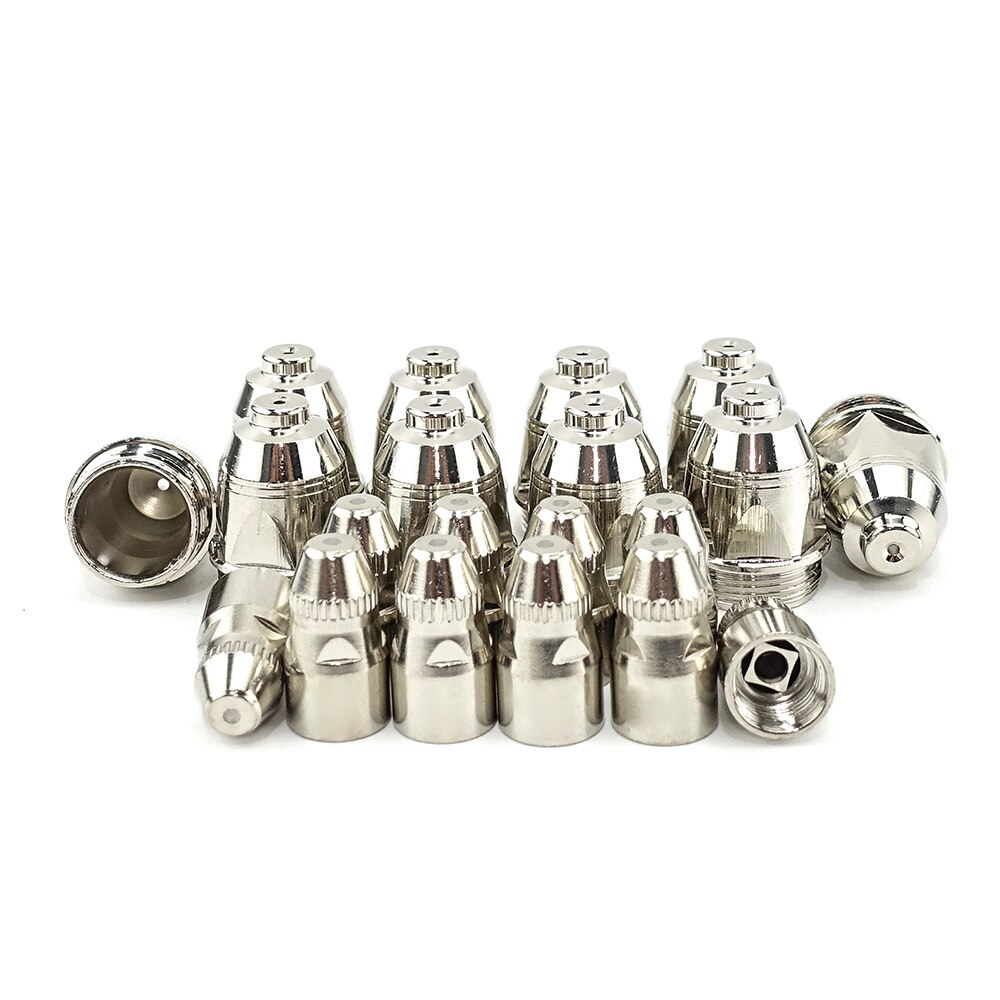 20pcs Premium P80 Plasma Cutting Torch Consumable Cutting 60A 80A 100A P80 CNC Plasma Torch Tip Electrode Nozzle