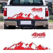 PVC Car Sticker Tree Decal Mountain Scene Forest Vinyl Graphic For Ford Toyota Hilux Car Stickers