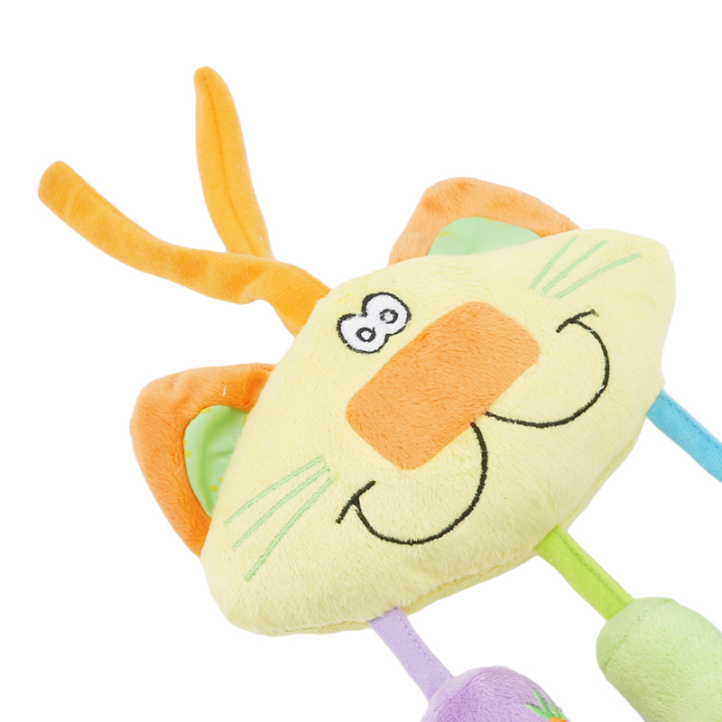Baby Kinder Bett Auto Hängen Rassel Spielzeug Katze Windspiele Spielzeug Weichem Plüsch Kleine Tier Spielzeug für Kinder